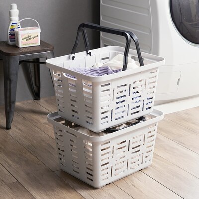 【POST GENERAL(ポストジェネラル)】スタッキングバスケット2個セット HEAVY DUTY BASKET/POST GENERAL