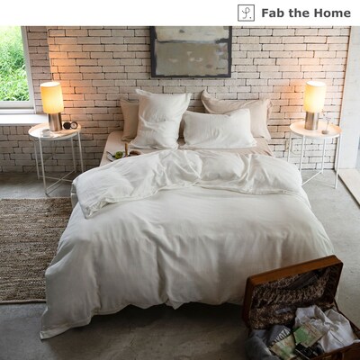 【ファブザホーム/Fab the Home】エジプト綿素材を使った3重ガーゼのやわらかくなめらかな掛け布団カバー(単品)