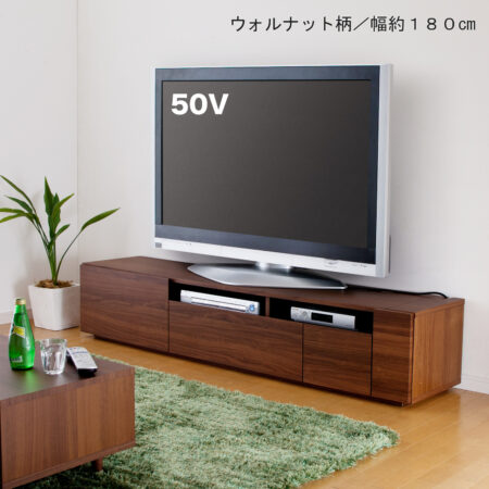 コンセントタップ収納付きテレビ台 TAKANO MOKKOU